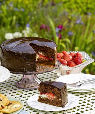  Chocolate Cake with Summer Berries